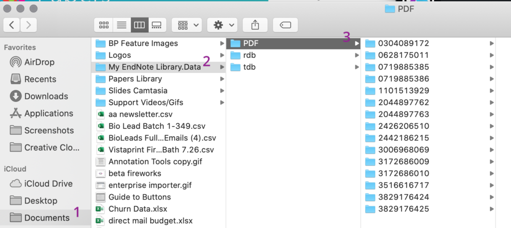 all my references are missing from my endnote library
